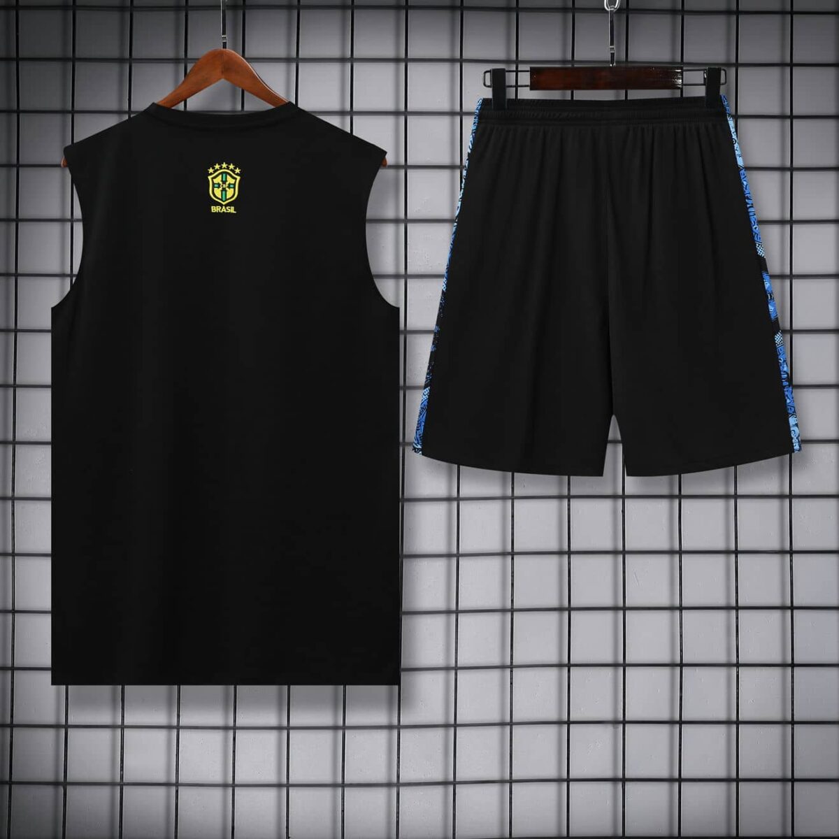 Brazil 2025-26 Blue Jesus Graphic Vest Training Kit - Image 4