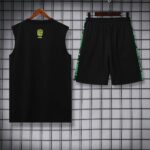 Brazil 2025-26 Green Jesus Graphic Vest Training Kit - Image 4