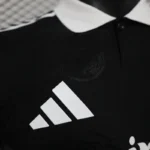 Real Madrid 2025-26 Black White Collar Co-Branded Jersey Player Version - Image 4