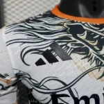 Real Madrid 2025-26 White Gold Dragon Special Edition Jersey Player Version - Image 4