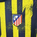 Atletico Madrid 2025-26 Navy and Yellow Pre-Match Training Jersey - Image 4