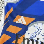 Real Madrid 2025-26 Blue White and Orange Special Edition Jersey - Image 4