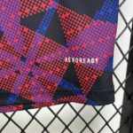 Olympique Lyonnais 2025-26 Purple Geometric Pattern Pre-Match Training Jersey - Image 4