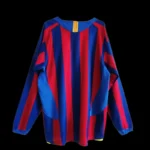 Barcelona 2005-06 Home Retro Long Sleeve Jersey - Image 4