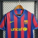 Barcelona 2009-10 Home Retro Jersey - Image 4