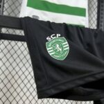 Sporting Lisbon 2025-26 Home Kids Kit - Image 4