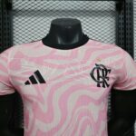 Flamengo 2025-26 Pink Swirl Pattern Special Edition Jersey Player Version - Image 4