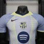 Barcelona 2025-26 Light Blue Yellow Special Edition Jersey Player Version - Image 4