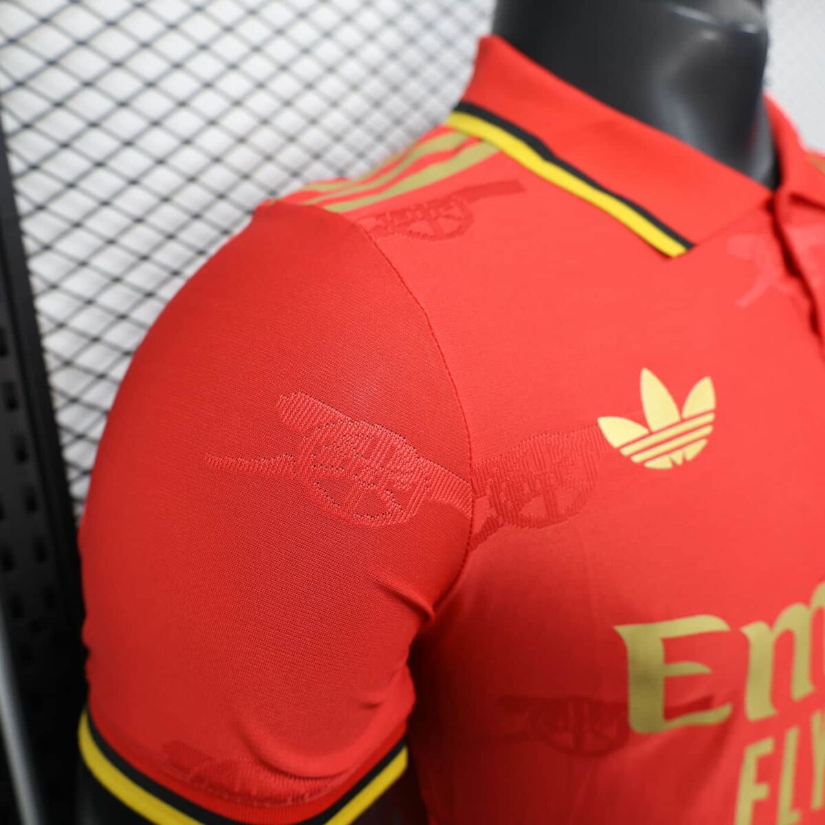 Arsenal 2025-26 Red Yellow Collar Special Edition Jersey Player Version - Image 4