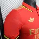 Arsenal 2025-26 Red Yellow Collar Special Edition Jersey Player Version - Image 4