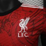 Liverpool 2025-26 Black Red Fury Phoenix Special Edition Jersey Player Version - Image 4