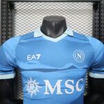 Napoli 2025-26 Light Blue Wave Special Edition Jersey Player Version - Image 4