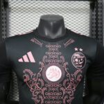 Algeria 2025-26 Black Pink Floral Special Edition Jersey Player Version - Image 4