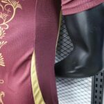 Algeria 2025-26 Maroon Gold Floral Special Edition Jersey Player Version - Image 4