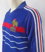 France 1982-84 Home Retro Long Sleeve Jersey - Image 4