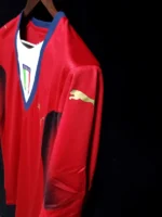 Italy 2006-07 Red Goalkeeper Retro Jersey - Image 4