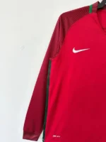 Portugal 2016-17 Home Retro Long Sleeve Jersey - Image 4