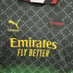 AC Milan 2025-26 Black Co-Branded Kids Kit - Image 5