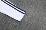 Real Madrid 2025-26 White Green Half Zip Long Sleeve Training Kit - Image 5