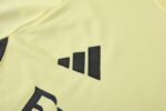 Real Madrid 2025-26 Yellow Short Sleeve Training Kit - Image 5