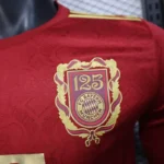 Bayern Munich 2025-26 Red Gold 125th Anniversary Special Edition Long Sleeve Jersey Player Version - Image 5
