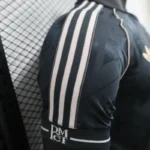 Real Madrid 2025-26 Dark Grey Geometric Co-Branded Jersey Player Version - Image 5