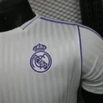 Real Madrid 2025-26 White Purple Trim Co-Branded Jersey Player Version - Image 5