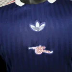 Arsenal 2025-26 Dark Blue Retro Special Edition Jersey Player Version - Image 5