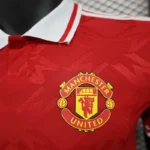 Manchester United 2025-26 Red White Collar Co-Branded Jersey Player Version - Image 5