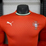 Portugal 2025-26 Home Long Sleeve Jersey Player Version - Image 5
