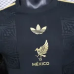 Mexico 2025-26 Black Gold Pattern Special Edition Jersey Player Version - Image 5