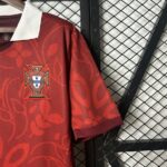 Portugal 2025-26 Red Floral Training Jersey - Image 5