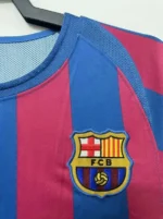 Barcelona 2005-06 Home Champions League Retro Long Sleeve Jersey - Image 5