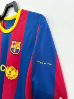 Barcelona 2010-11 Home Retro Long Sleeve Jersey - Image 5
