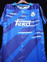Real Madrid 1994-96 Away Retro Jersey - Image 5
