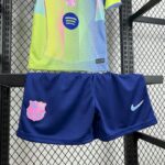 Barcelona 2025-26 Multicolor Neon Special Edition Kids Kit - Image 5