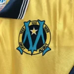 Olympique de Marseille 1998-99 Away Gold Retro Jersey - Image 5