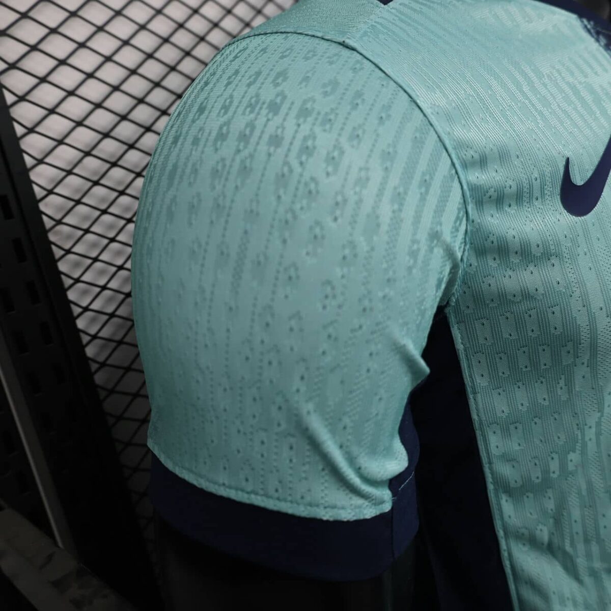 Barcelona 2025-26 Aqua Blue Stripe Special Edition Jersey Player Version - Image 5