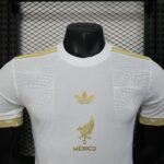Mexico 2025-26 White Gold Pattern Special Edition Jersey Player Version - Image 5