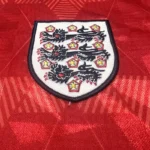 England 1990-91 Red Retro Jersey - Image 5
