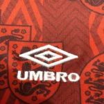 England 1994-95 Away Retro Jersey - Image 5