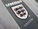 England 1996-97 Away Retro Long Sleeve Jersey - Image 5