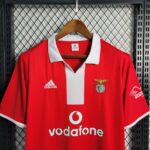 Benfica 2004-05 Red Retro Jersey - Image 5