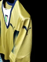 Italy 2006-07 Yellow Goalkeeper Retro Jersey - Image 5