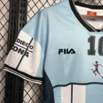 Argentina 2001-02 Diego Maradona Testimonial Retro Jersey - Image 5