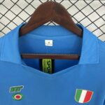 Napoli 1987-88 Home Retro Long Sleeve Jersey - Image 6