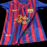 Barcelona 2011-12 Home Kids Kit - Image 6