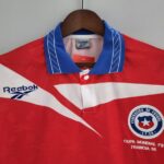 Chile 1998-99 Home Retro Long Sleeve Jersey - Image 6