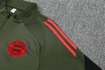 Bayern Munich 2025-26 Green Half Zip Long Sleeve Training Kit - Image 6