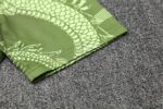 Real Madrid 2025-26 Black Green Short Sleeve Training Kit - Image 6